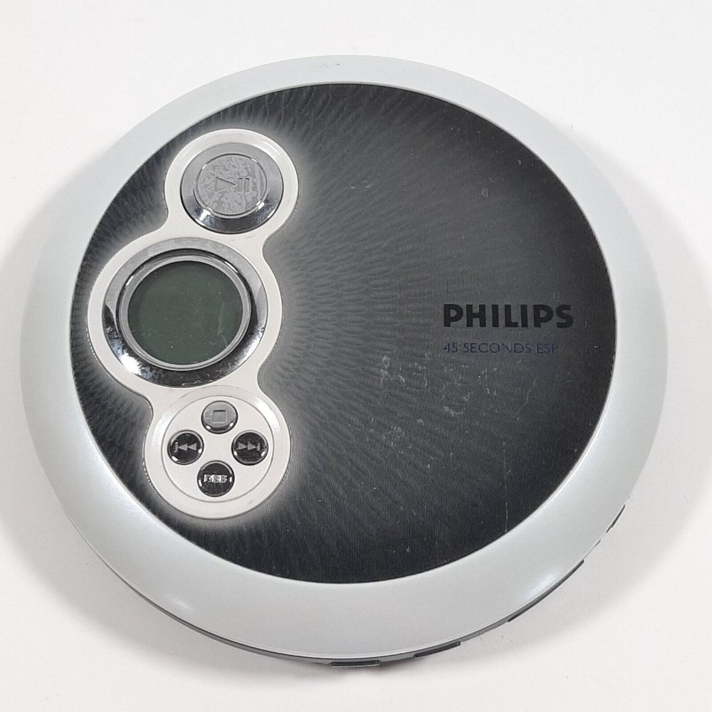 Philips AX2411/17 Portable CD Player Walkman 45 Second ESP - Works